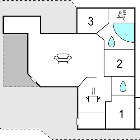Holiday home Amazing In With Sauna